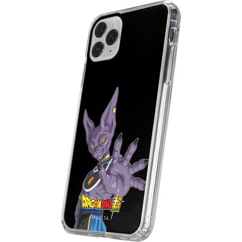 Dragon Ball Super Beerus Portrait iPhone 11 Pro Clear Case