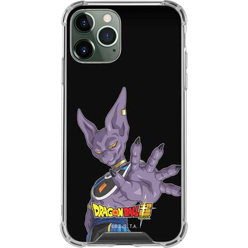 Dragon Ball Super Beerus Portrait iPhone 11 Pro Max Clear Case