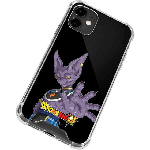 Dragon Ball Super Beerus Portrait iPhone 12 Clear Case