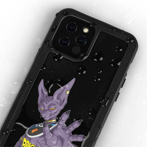Dragon Ball Super Beerus Portrait iPhone 12 Pro Waterproof Case