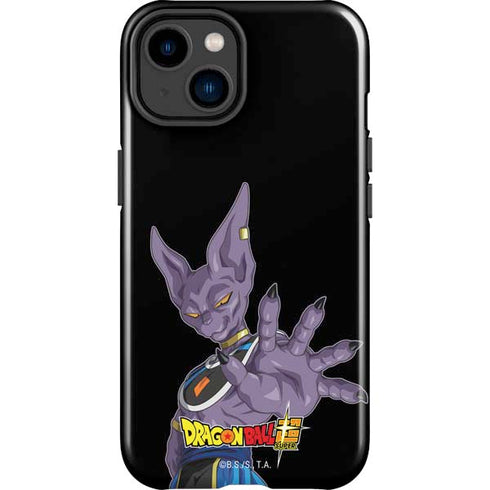 Dragon Ball Super Beerus Portrait iPhone 14 Plus Impact Case