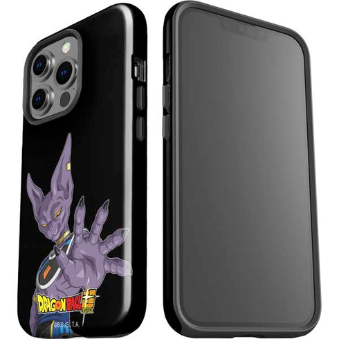 Dragon Ball Super Beerus Portrait iPhone 14 Pro Impact Case