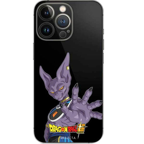 Dragon Ball Super Beerus Portrait iPhone 14 Pro Skin