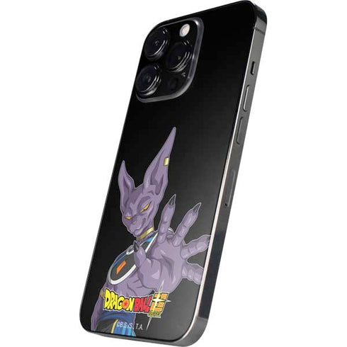 Dragon Ball Super Beerus Portrait iPhone 14 Pro Skin