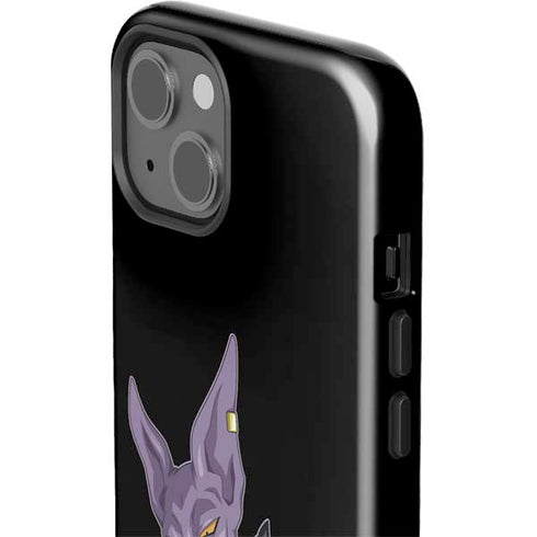 Dragon Ball Super Beerus Portrait iPhone 15 Plus Impact Case