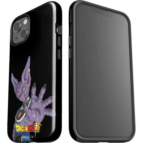 Dragon Ball Super Beerus Portrait iPhone 15 Plus Impact Case