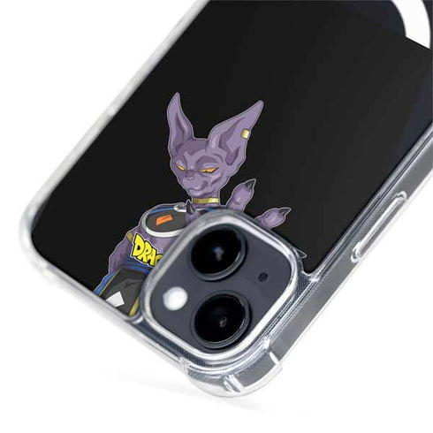 Dragon Ball Super Beerus Portrait iPhone 15 Plus MagSafe Case