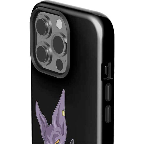 Dragon Ball Super Beerus Portrait iPhone 15 Pro Impact Case