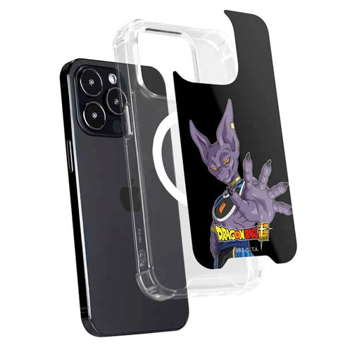 Dragon Ball Super Beerus Portrait iPhone 15 Pro MagSafe Case