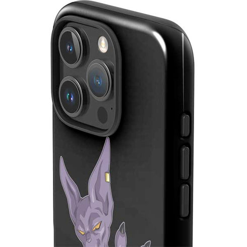 Dragon Ball Super Beerus Portrait iPhone 16 Pro Impact Case