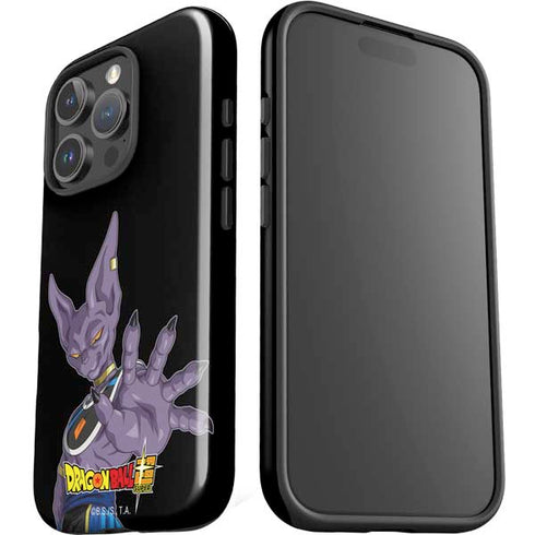 Dragon Ball Super Beerus Portrait iPhone 16 Pro Max Impact Case
