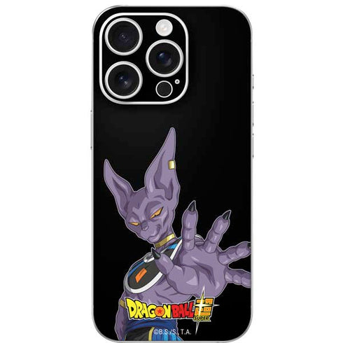 Dragon Ball Super Beerus Portrait iPhone 16 Pro Skin