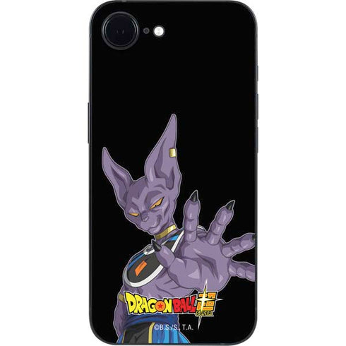 Dragon Ball Super Beerus Portrait iPhone 16e Skin