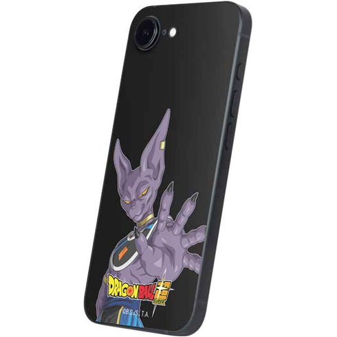 Dragon Ball Super Beerus Portrait iPhone 16e Skin