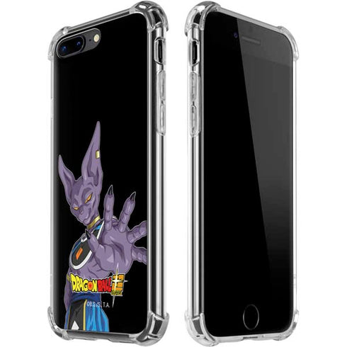 Dragon Ball Super Beerus Portrait iPhone 7/8 Plus Clear Case