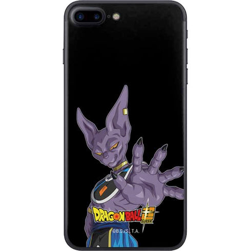 Dragon Ball Super Beerus Portrait iPhone 8 Plus Skin