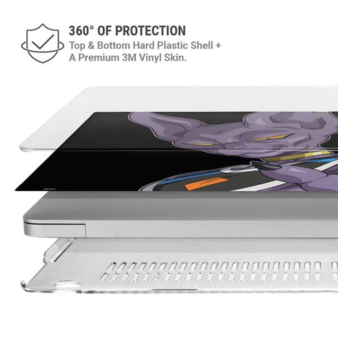 Dragon Ball Super Beerus Portrait MacBook Air 13in (2020) Case plus Skin
