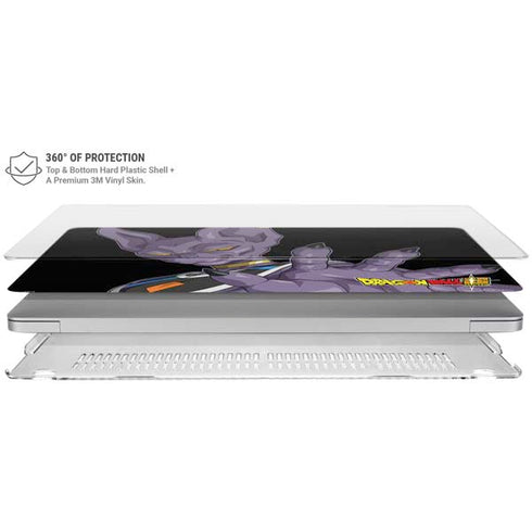 Dragon Ball Super Beerus Portrait MacBook Air 15in (2023-2025) Case plus Skin