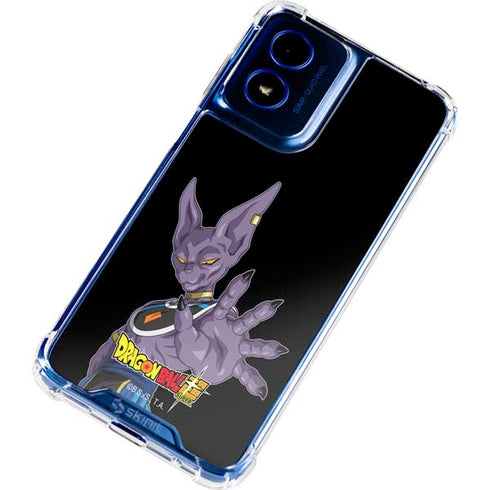 Dragon Ball Super Beerus Portrait Moto G 5G (2024) Clear Case