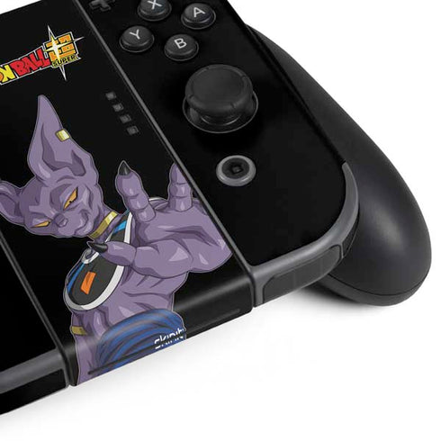 Dragon Ball Super Beerus Portrait Nintendo Switch Bundle Skin