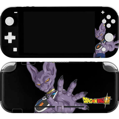 Dragon Ball Super Beerus Portrait Nintendo Switch Lite Skin