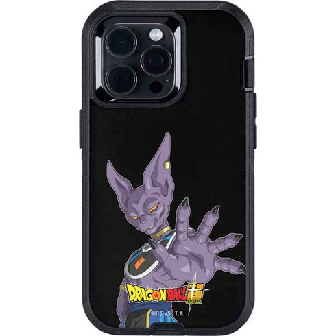Dragon Ball Super Beerus Portrait Otterbox Defender iPhone Skin