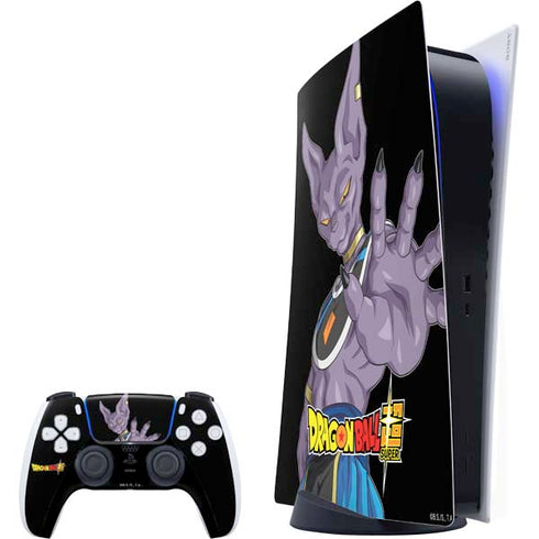 Dragon Ball Super Beerus Portrait PS5 Bundle Skin