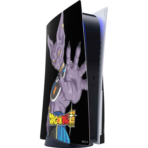 Dragon Ball Super Beerus Portrait PS5 Console Skin
