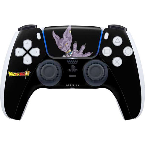 Dragon Ball Super Beerus Portrait PS5 Controller Skin