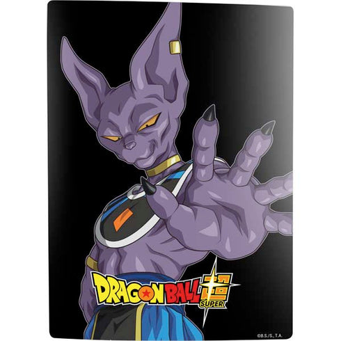 Dragon Ball Super Beerus Portrait PS5 Digital Edition Console Skin