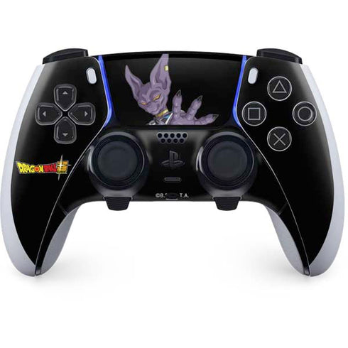 Dragon Ball Super Beerus Portrait PS5 DualSense Edge Pro Controller Skin