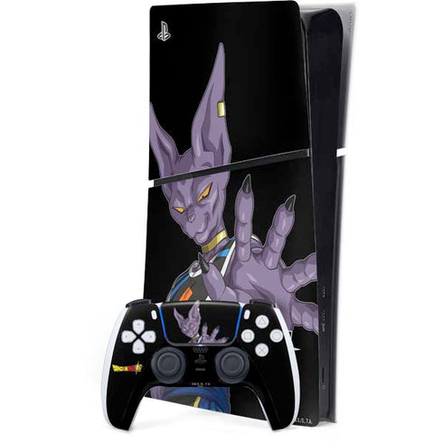 Dragon Ball Super Beerus Portrait PlayStation PS5 Skins