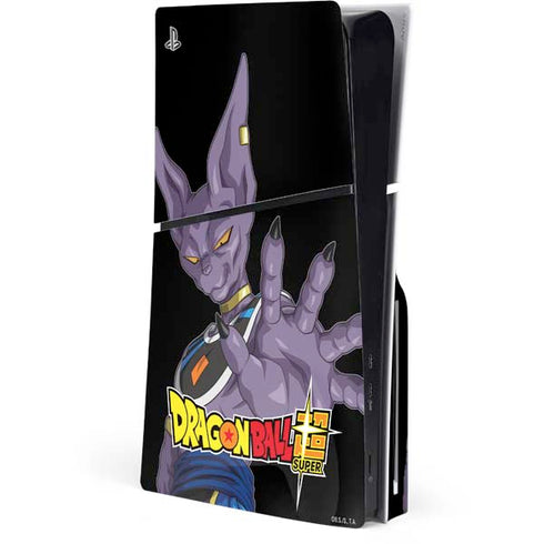 Dragon Ball Super Beerus Portrait PlayStation PS5 Skins