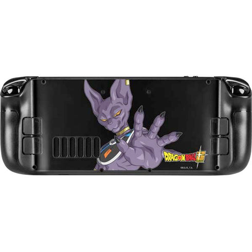 Dragon Ball Super Beerus Portrait Steam Deck Handheld Gaming Computer OLED Skin