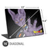 Dragon Ball Super Beerus Portrait Universal Laptop 16in (13 x 9.4in) Skin