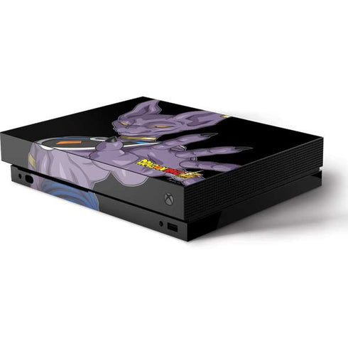 Dragon Ball Super Beerus Portrait Xbox One X Console Skin
