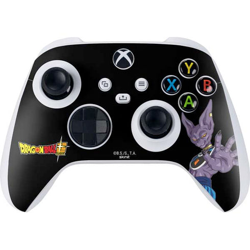 Dragon Ball Super Beerus Portrait Xbox Series S Controller Skin