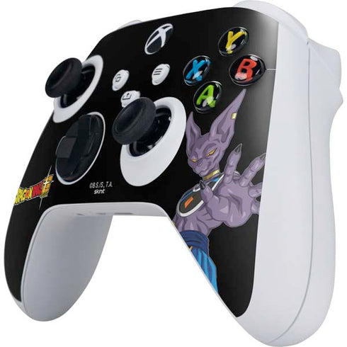 Dragon Ball Super Beerus Portrait Xbox Series S Controller Skin