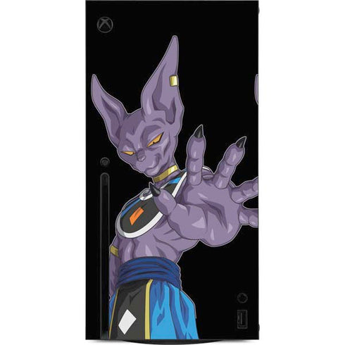Dragon Ball Super Beerus Portrait Xbox Series X Console Skin