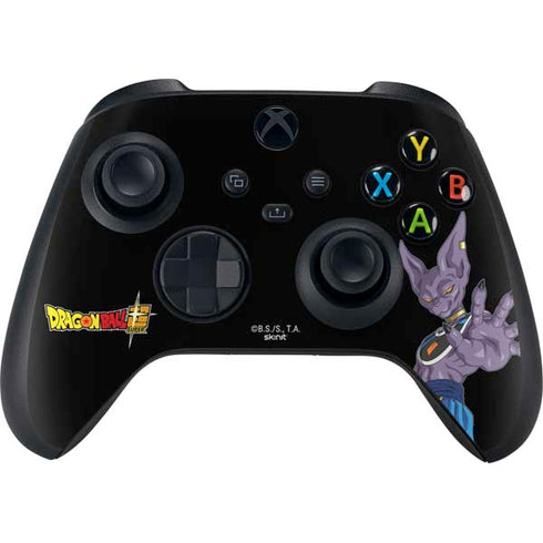 Dragon Ball Super Beerus Portrait Xbox Series X Controller Skin