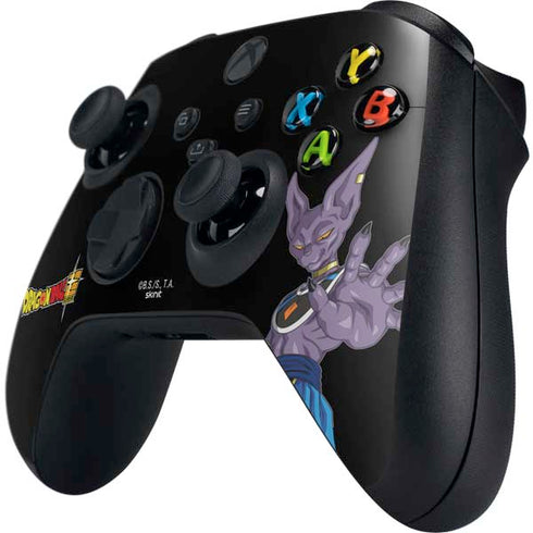 Dragon Ball Super Beerus Portrait Xbox Series X Controller Skin
