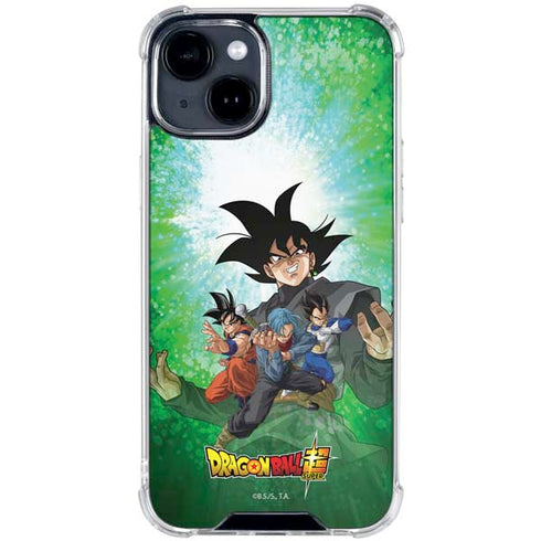 Dragon Ball Super Fate of the Future iPhone 15 Plus Clear Case