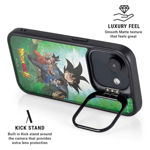 Dragon Ball Super Fate of the Future iPhone 16e Kickstand Case