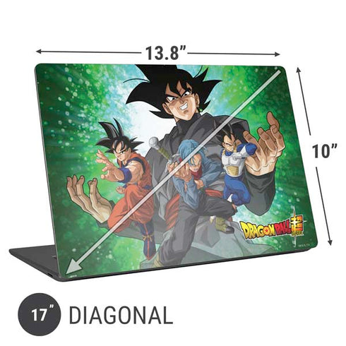 Dragon Ball Super Fate of the Future Universal Laptop 17in (13.8 x 10in) Skin