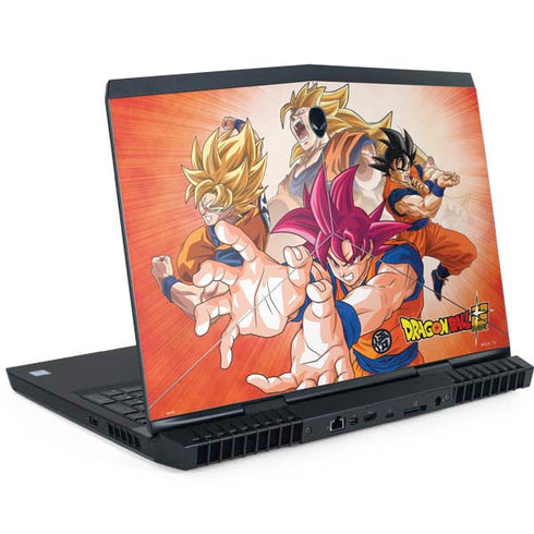 Dragon Ball Super Goku Evolution Dell Alienware Skin