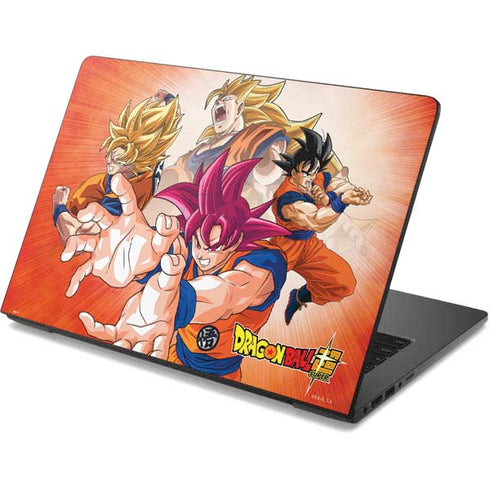 Dragon Ball Super Goku Evolution Dell Chromebook Skin