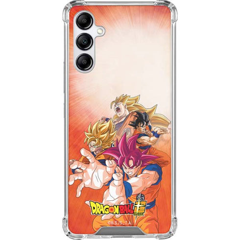 Dragon Ball Super Goku Evolution Galaxy A14 5G Clear Case
