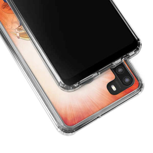 Dragon Ball Super Goku Evolution Galaxy A21 Clear Case