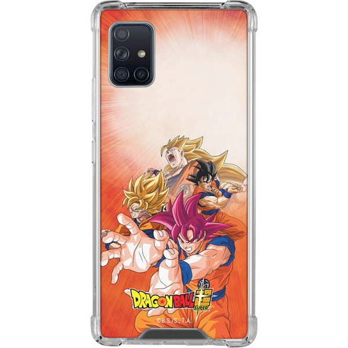 Dragon Ball Super Goku Evolution Galaxy A51 5G Clear Case