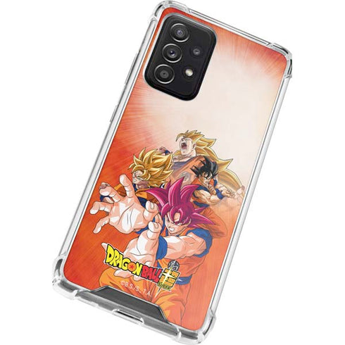 Dragon Ball Super Goku Evolution Galaxy A52 5G Clear Case